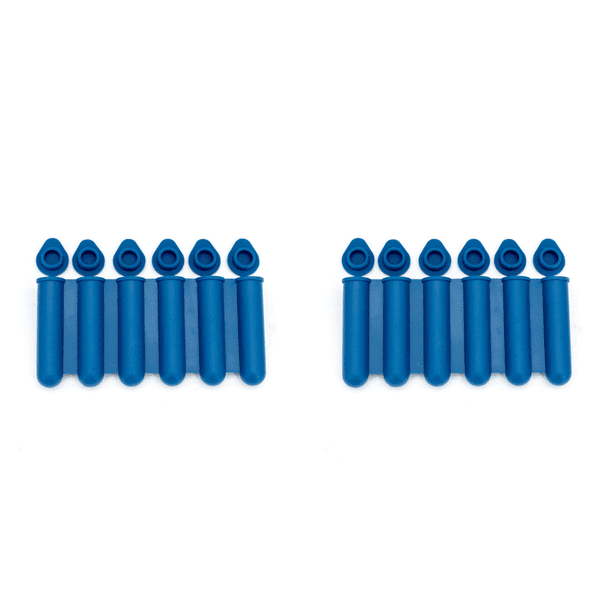 Mini Molde para Barra Hielo 6 Rejillas Palitos Silicona Botella (oscuro) Azul