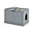 thumbnail image 6 of Demi Bonn 29" Cat Litter Box Furniture, Cat Washroom, Hidden Litter Box Cover, Dog Proof Cat Litter Boxes Enclosure, Cat House, Gray, 6 of 7