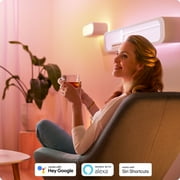 WiZ Connected 1M/3ft Smart Wifi LED White and Color Light Strip Extension, 16 Million Colors, Dimmable, Indoor Use
