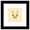 Black Framed Version, variant on Gallery Pops Minecraft: Iconic Pixels - Mobs - Llama Wall Art, Unframed Version, 12" x 12"