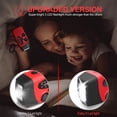thumbnail image 4 of Hand Crank Radio with Flashlight for Emergency, Portable Solar Radios, Self Powered AM/FM NOAA Weather Radio Power Bank Cell Phone Charger, USB Rechargeable-Red, 4 of 5