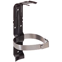 First Alert Fire Extinguisher - First Alert BRACKET2 Heavy Duty Fire Extinguisher Bracket, For Use with Fire Extinguisher, Black 4 Pack