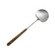 thumbnail image 5 of Cucharón de sopa de acero inoxidable, herramienta esencial, mango de madera resistente al calor Pequeño, 5 of 9