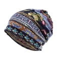 thumbnail image 2 of 2pcs mujer holgada holgada Beanie cáncer turbante bufanda para la cabeza para la pérdida del cabello Hugo Gorra unisex Beanie Slouchy, 2 of 10