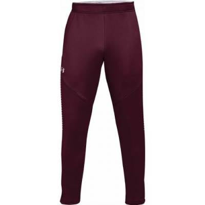 Under Armour Men's Knit Warm-Up Pants, Maroon, Small
