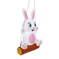 thumbnail image 1 of 4 FT Lighted Bunny Hold Happy Easter Banner Inflatables Inflatable Easter Decoration   Cute Rabbit Blow Up Indoor Outdoor for Holiday Lawn Yard Garden Outside Decorations, 1 of 5