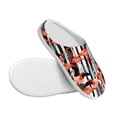 thumbnail image 3 of Lsque Cool Flamingo Pattern Womens Comfort Cotton on Scuff With Memory Foam and Anti-skid Sole Slipper-40/41, 3 of 7