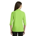 thumbnail image 2 of Port Authority Women's Classic Silk Touch 3/4 Sleeve Polo Shirt, 2 of 2