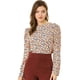 thumbnail image 1 of INSPIRE CHIC Blusa Top De Puntos Retro Colorido Manga De Soplo Cuello Redondo Para Mujer Multicolor Blanco XL, 1 of 6