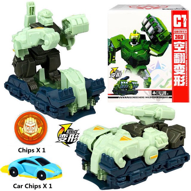 Screechers-figuras de acción de ataque de bestia para niños, juguetes de transformación, coche de deformación de mosca de velocidad de explosión salvaje, regalos de captura