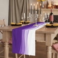 thumbnail image 2 of Table Runners 90 Inches Long Dress Scarves, Purple Waves Farmhouse Coffee/Dining/Kitchen Table Runner for Living Room, Ombre Abstract Art Gradient Modern 13x90 Inch, 2 of 9