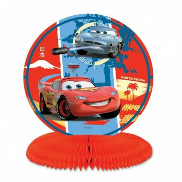 Cars Décoration de Table en Nid d'Abeille Porto Corsa