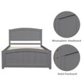 thumbnail image 6 of Wood Platform Bed Frame with Headboard and Footboard, Solid Wood Mattress Foundation, No Box Spring Needed, Wood Slat Support, 6 of 7