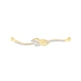 thumbnail image 5 of AFFY 1/2 Carat Round White Natural Diamond Twisted Bangle Bracelet in 14k Solid Yellow Gold (I-J Color, I2-I3 Clarity,0.5 Cttw), 5 of 5