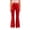 Red, variant on Grblisyd Girls Flare Leg Uniform Pants High Waist Dress Bell Bottoms with Pockets Kids School Stretch Pants for Teen