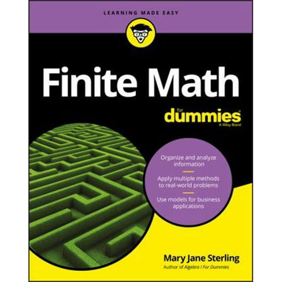 Pre-Owned Finite Math for Dummies (Paperback) 1119476364 9781119476368