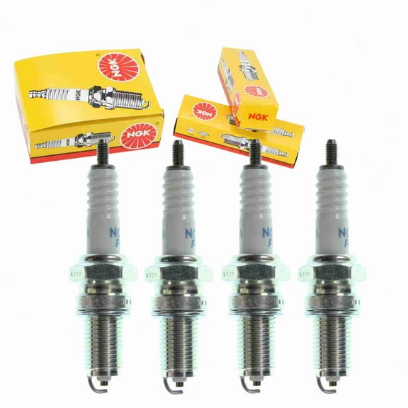 4 pc NGK 5329 Standard Spark Plugs for 09482-00330 4111 4162 8809 8809-1 90793-20080 92070-1068 94701-00361 98069-59916 RAX92YC X27EPR-U9 Ignition Wire Secondary