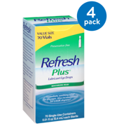 (4 pack) (4 Pack) Refresh PlusÃÂ® Lubricant Eye Drops 70-0.01 fl. oz. Tubes