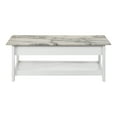 thumbnail image 5 of Blake Wood 3-Piece Coffee Table Set, White, 5 of 14