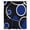 Blue, variant on Black Brown Sheer Curtains 108" Extra Long, White Circle Modern Minimalist Geometric Light Filering Curtains, Privacy Drapes Simi Floor to Veiling Curtain for Living Room Bedroom Window Treatment