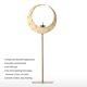 thumbnail image 2 of Tooarts Crescent Candelero (Grande) Ornamento de acero inoxidable Escultura abstracta Escu Carevas Escultura de acero inoxidable, 2 of 7