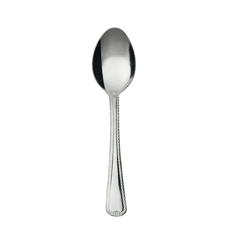 Mainstays Lace Stainless Steel Adult Teaspoon, 4-Piece Set, Silver