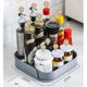 thumbnail image 2 of Almacenamiento de condimentos de cocina giratorio multifuncional, refrigerador, estante para bebidas, almacenamiento de cosméticos (gr, 2 of 5