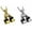 Black, Gold, Silver, variant on Stainless Steel Boxing Glove Necklace, Fighting Glove, Pendant & Chain, Fashion Personality Men Jewelry, Black