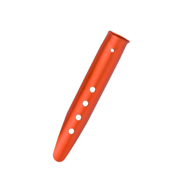 Wosthever Paquete de 4 clavijas para tienda de campaña, senderismo, estaca para exteriores, arena, suelo, cuerda, clavo con agujeros carpas Naranja