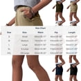 thumbnail image 3 of Nmnitkp Shorts for Women High Waisted Linen Blend Bermuda Shorts, Elastic Waist Casual Shorts with Decorative Buttons & Pockets for Summer Beach & Daily Wear Red,L, 3 of 7