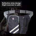 thumbnail image 2 of Toystoory Riñonera Unisex, riñonera impermeable de nailon para botella de agua, riñonera deportiva ajustable para correr, bolsillo para Mochilas de mochilero azul oscuro, 2 of 6