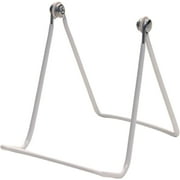 GIBSON HOLDERS Medium Standard Display Stand for Artwork, Plates, Kitchenware, More; Set of 2-2a - White