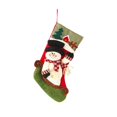 thumbnail image 1 of Calcetines navideños de 1/3 piezas, medias de Papá Noel, muñeco de nieve, alce, colgante para árbol de Navidad, bolsas de regalo, decoraciones navideñas, 1 of 4