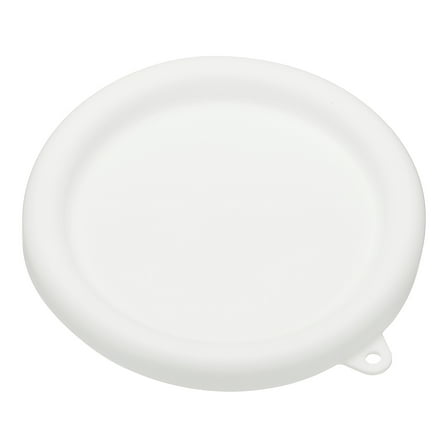 Uxcell 1Pcs Silicone Lids Cover for Glass Mixing Bowls Ice Cream Machine, Refrigerator Dishwasher & Microwave Safe, White