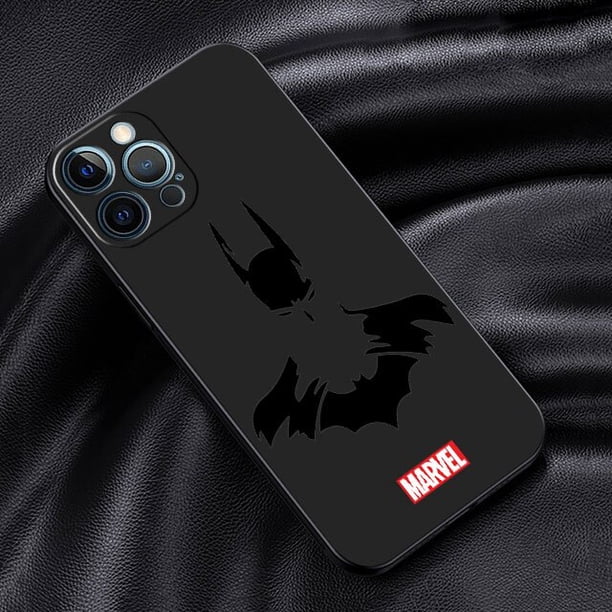 Funda de silicona de Marvel para iPhone 8 Plus, 12 Mini, XR, XS, 6S, X, 13, 14 Pro, Max, 7, 11, SE, 5, 13, Mini Capa de lujo Fivean unisex