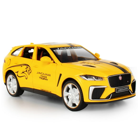 EastVita 1:24 Jaguar Alloy Car Model Children Toy Simulation Jaguar Pure Electric New Energy Model Ornaments