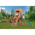 thumbnail image 2 of Cedar Chalet Wooden Swingset, 2 of 14