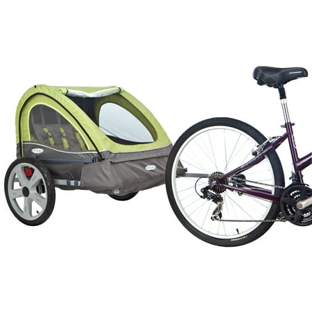 InStep Sierra Double Bicycle Trailer, 16 inch wheels, folding frame,