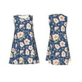 thumbnail image 7 of Zufioo Flower Print Women's Dress, Round Neck Long Sleeveless Dress, Summer Clothing Suitable for Leisure, Beach, Work, 7 of 7