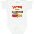 thumbnail image 3 of Inktastic Bloodhound Loved by a (dog Breed) Boys or Girls Baby Bodysuit, 3 of 5