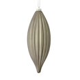 thumbnail image 1 of Vickerman M183287M 8 in. Pewter Matte Line Finial Ornament  4 per Bag, 1 of 3