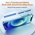 thumbnail image 5 of Strong Magnetic Case for iPhone 12 Pro Max [Compatible with MagSafe] Protective Shockproof Cover Phone Case for iPhone 12 Pro Max 6.7" Matte Light Blue, 5 of 12