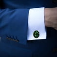 thumbnail image 3 of Saint Patrick's Day Stylish Stainless Steel Shirt Cufflinks for Formal Events, 3 of 6