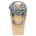 thumbnail image 6 of Fashion Brand New Women Long Chiffon Leopard Lady Scarf Necklace Pendant Jewelry, 6 of 11
