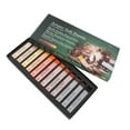thumbnail image 1 of Soft Pastel Set, 12 Pieces Square Soft Pastels for Painting, Sketching, and More, Fine and Delicate Texture for Blending and Coloring, Convenient and Practical Soft Pastels for, 1 of 7
