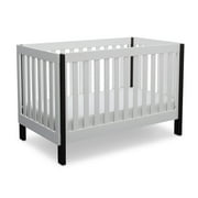 Delta Children Bellevue 3-in-1 Convertible Crib, Bianca with Ebony