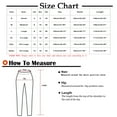 thumbnail image 3 of Jacenvly Womens Bell Bottom Leggings Junior Fashion Misses Print Lightweight and Breathab Casual Loose Trouser Wide Leg Pants, 3 of 5
