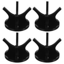 WORGEOUS  4 Pcs Baseball Holder Tennis Balls Storage Display Rack Black