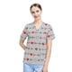 thumbnail image 5 of Ropa quirúrgica estampada, traje dividido de manga corta, ropa de mano para cepillo de médico, ropa de trabajo de verano de algodón fino para quirófano quirúrgico, 5 of 5