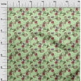 thumbnail image 3 of oneOone Coton Flex Menthe Tissu Floral Tissu pour Robe Tissu Imprimé Tissu au Mètre 40 Pouces de Large, 3 of 4
